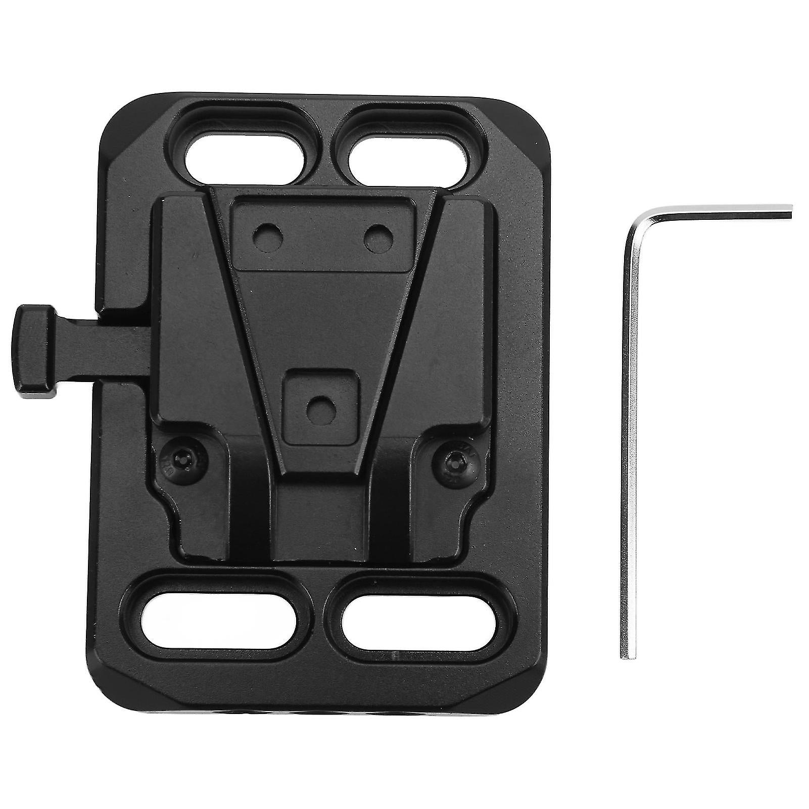 Full Metal V Mount Battery Board Base Cnc Hollow V Lock Battery Plate Adapter For Camera