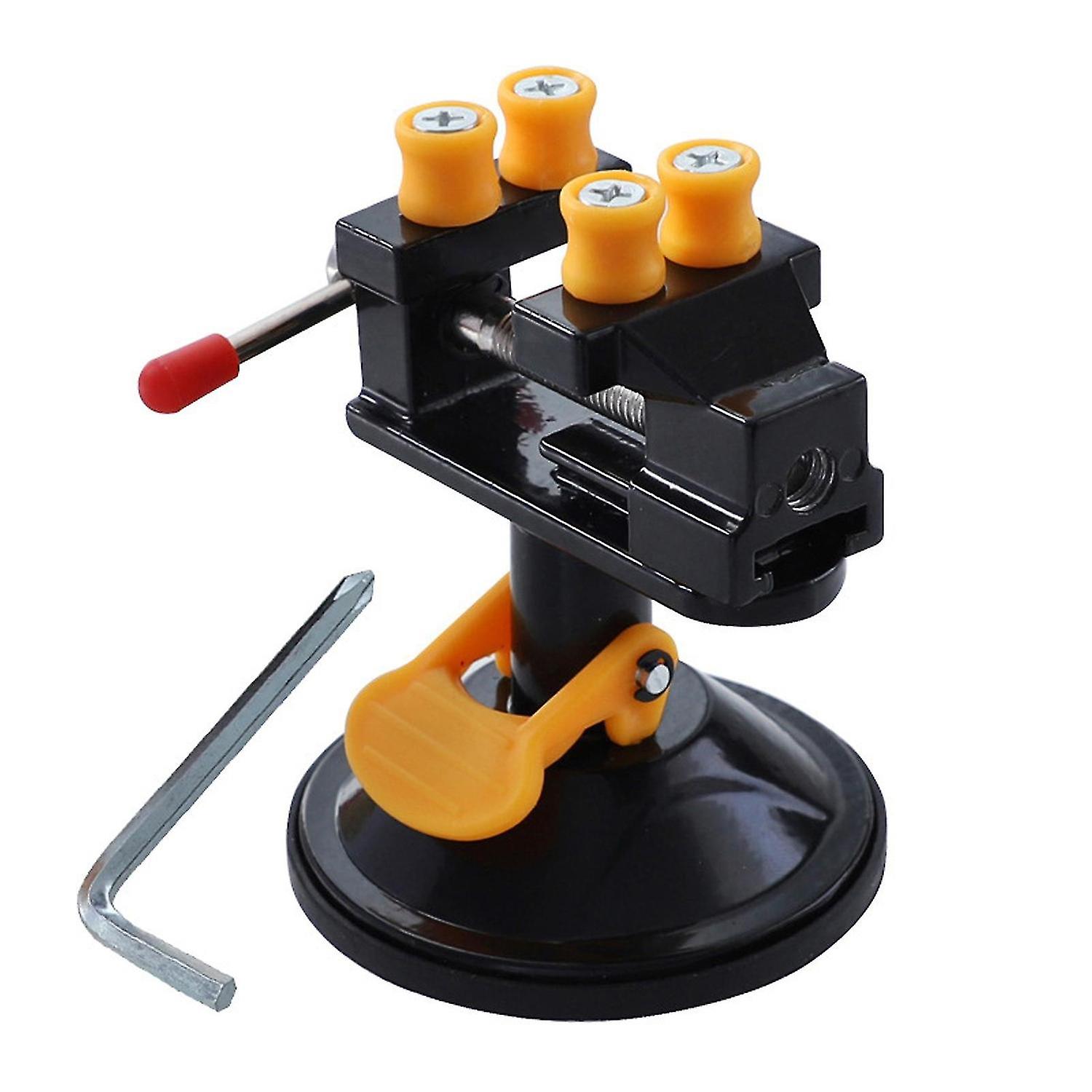 Table Vise Compact Stable Clamping Sucking Base Mini Technical Table Vise For Garage