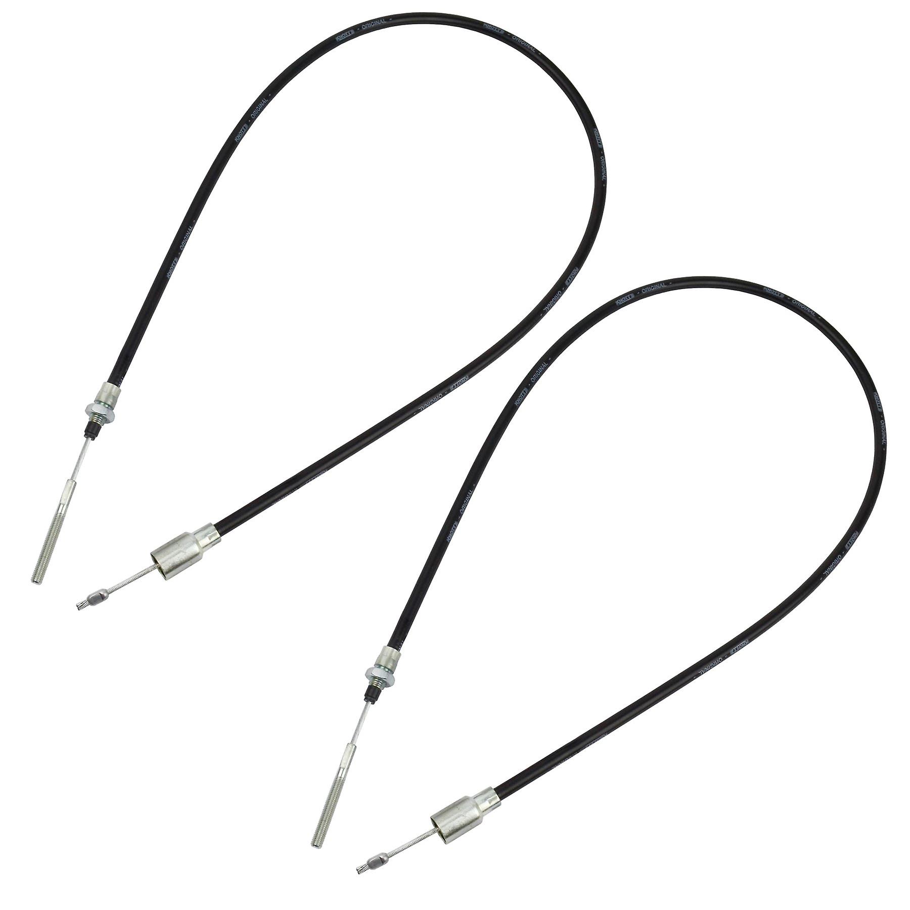 Trailer Brake Cable Knott Detachable with Threaded End 930mm to 1140mm PAIR BC02