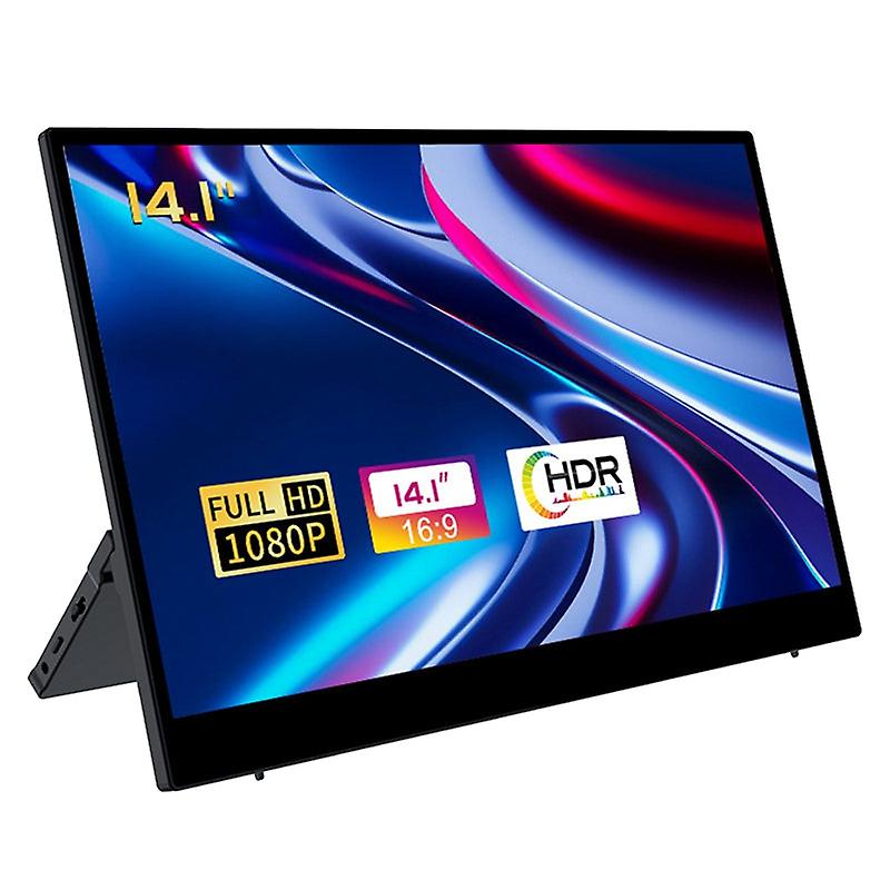 Retail Portable Monitor 14.1 Inch 1080p Full Hd Laptop External Second Screen Gaming Ips Computer Display Screen Extender