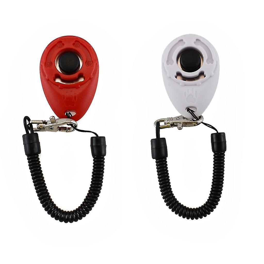 Dog Training Clicker- With Wrist Strap Pet Train Clicker- Dog Behavioral Train