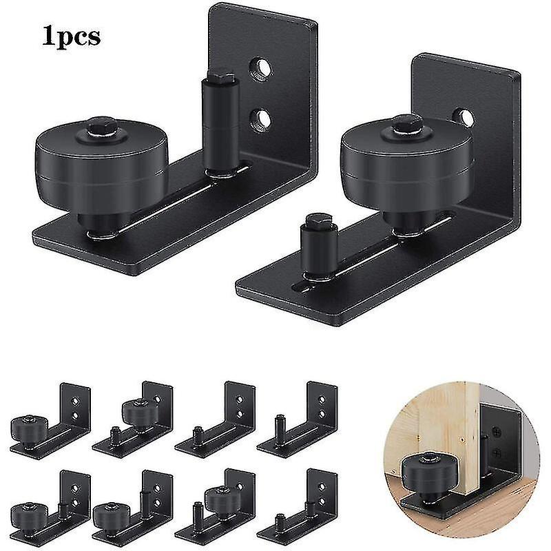 Sliding Door System Roller Track, Floor Guide Sliding Door, Adjustable Floor Roller Guide With Screws, Perfectly Fit All Sliding Doors