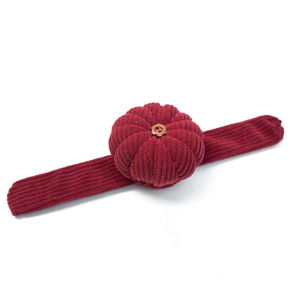 Fashion Snap-Pop Rings Wrist Pin Cushion DIY Handcraft Needles Holder Tool for DIY Cloth