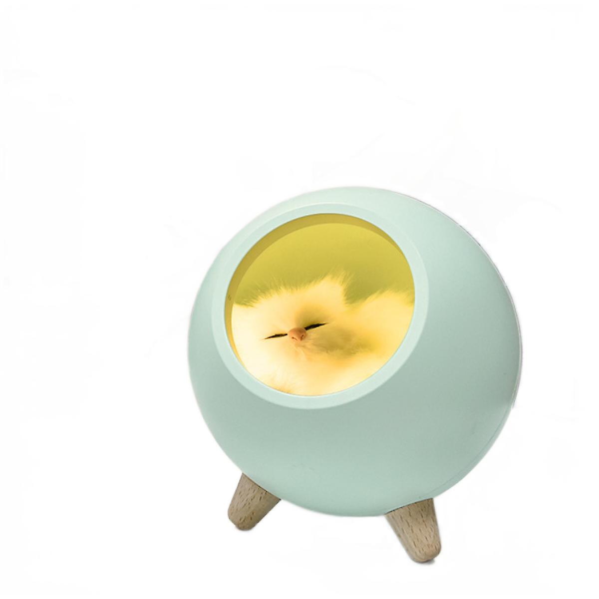 Light 1 cat night light bedroom green light