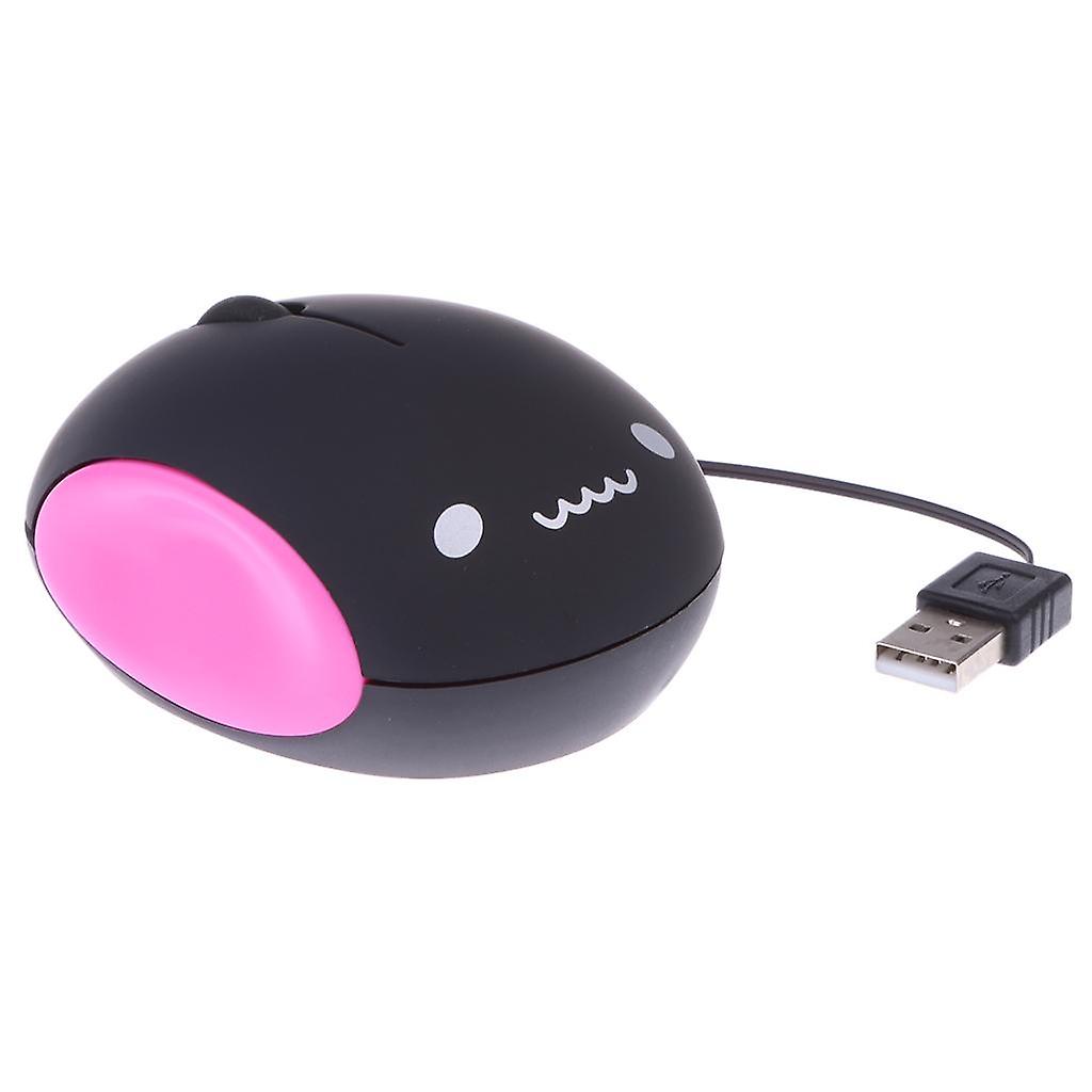 Cute Retractable USB Optical Scroll Mouse 1000DPI for Laptop PC Notebook 1