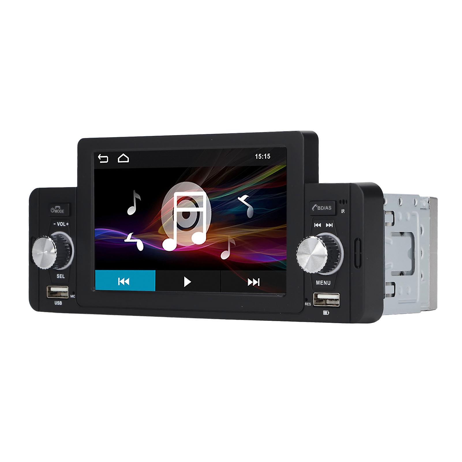 5in HD Single Din MP5 Player Multifunctional BT Car Radio Mobile Phone Interconnect Player 12‑14.4V SWM160 