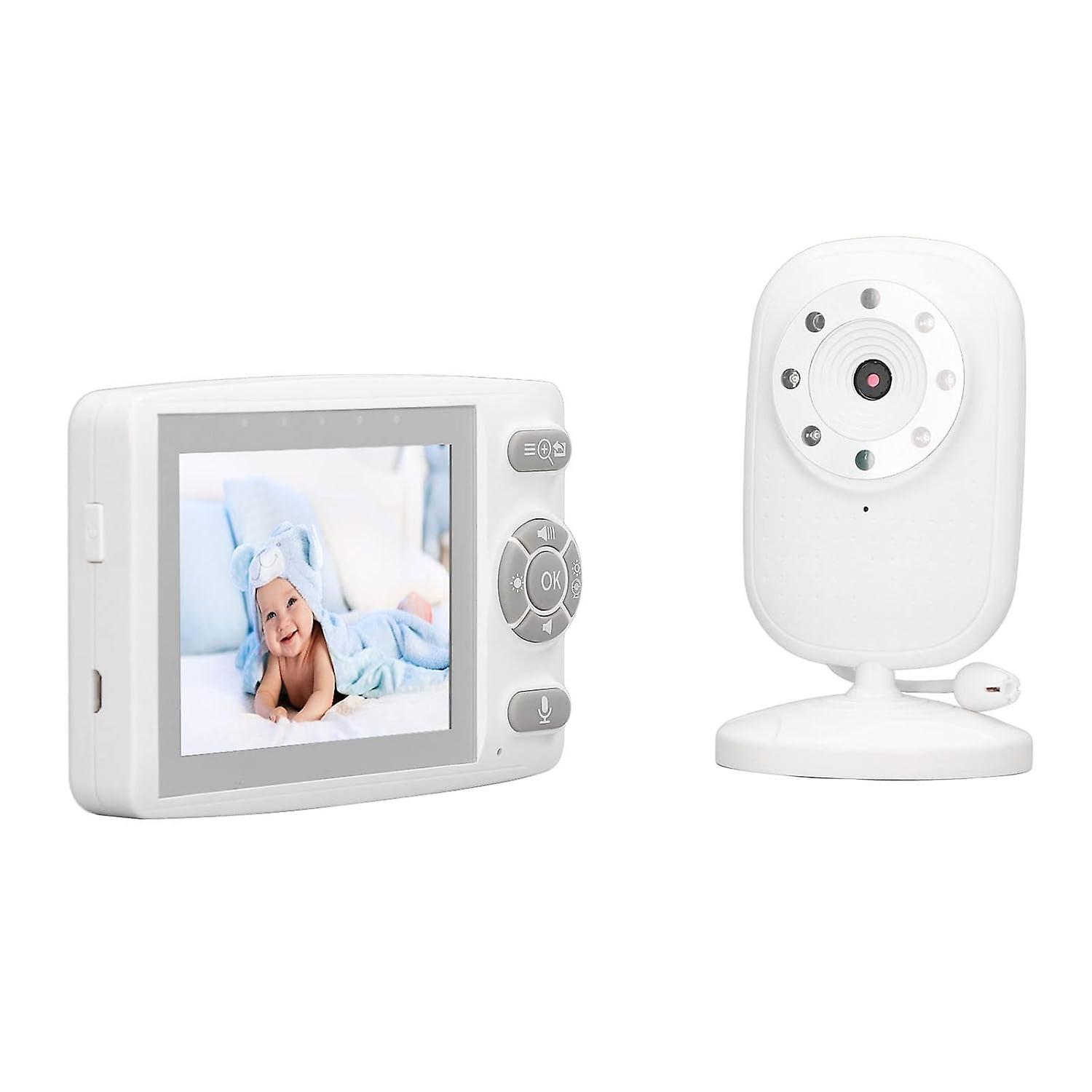 Smart Baby Monitor, Voice Wake Up Baby Video Monitor Two Way Speaking Night Viewing for Home Use (US