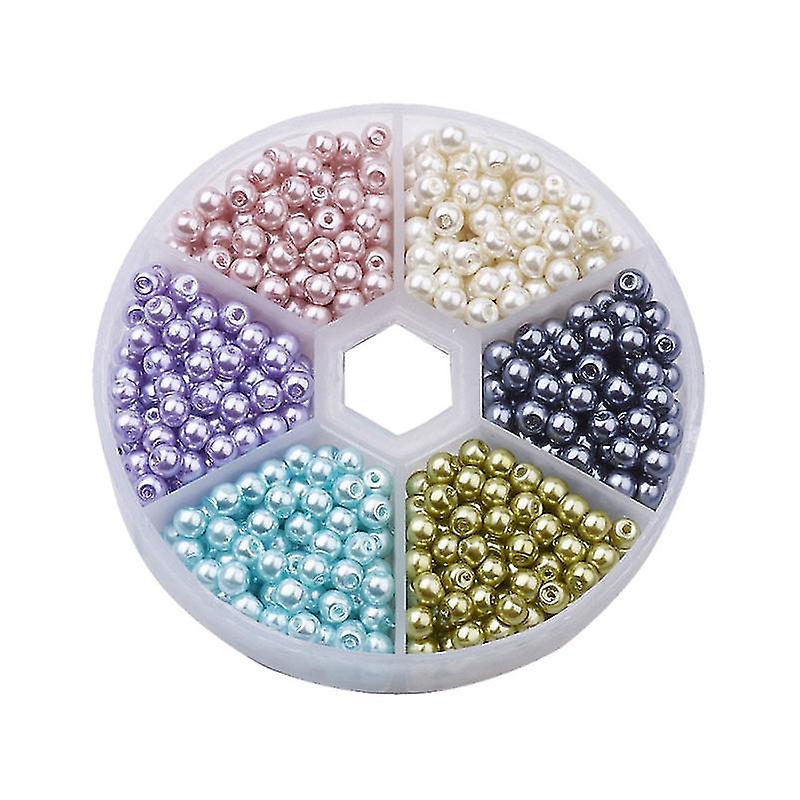 810pcs Diy Glass Beads
