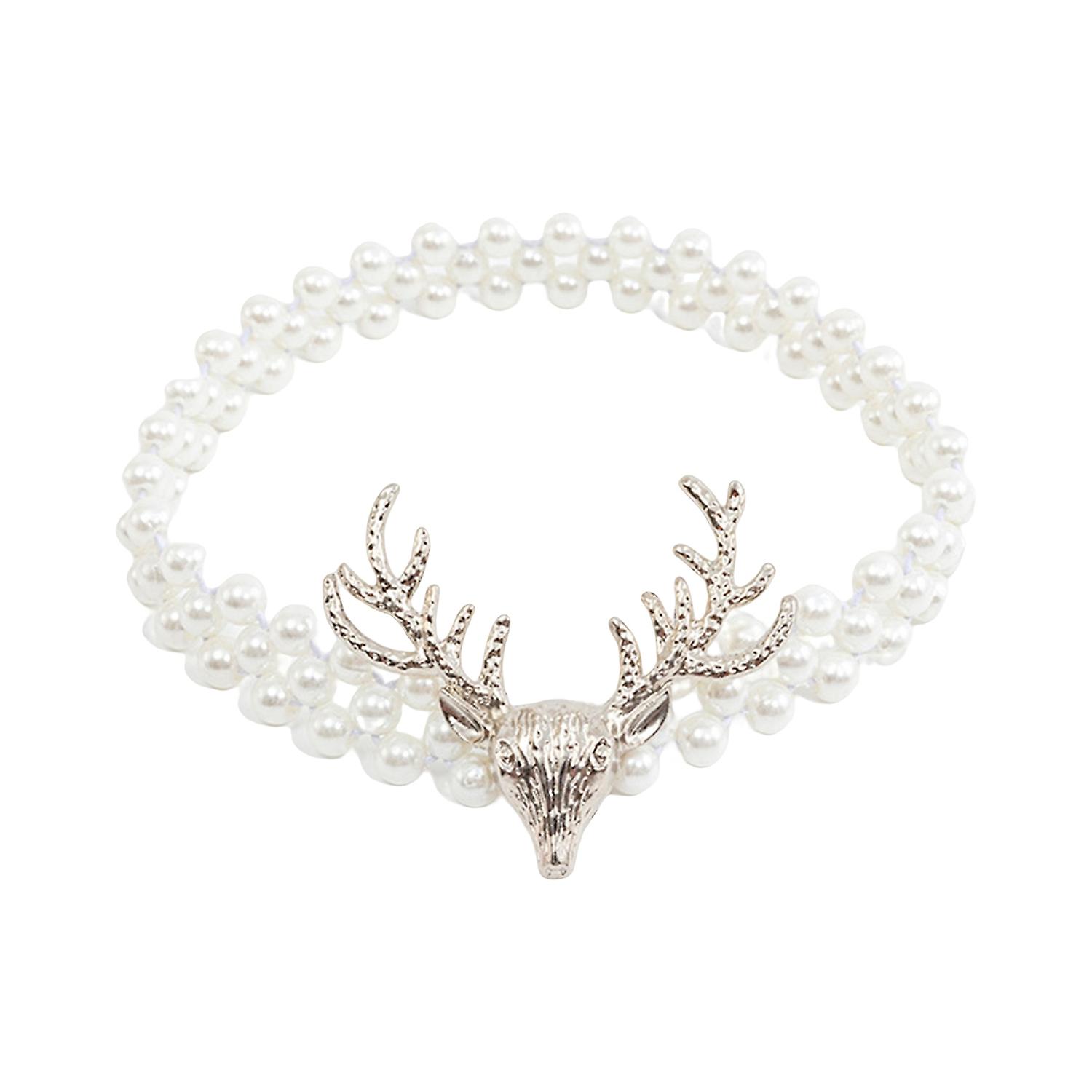 1 Pairs Curtain Buckles High Elastic Fixed Curtains Reusable Faux Pearl Curtain Strap Tie Home Dorm 