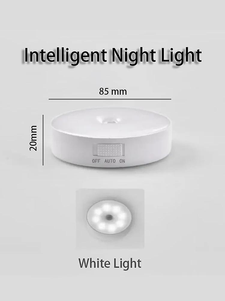 LED Smart Human Body Sensor Night Lamp Emergency Automatic Lighting USB Charging Wireless Magentic S