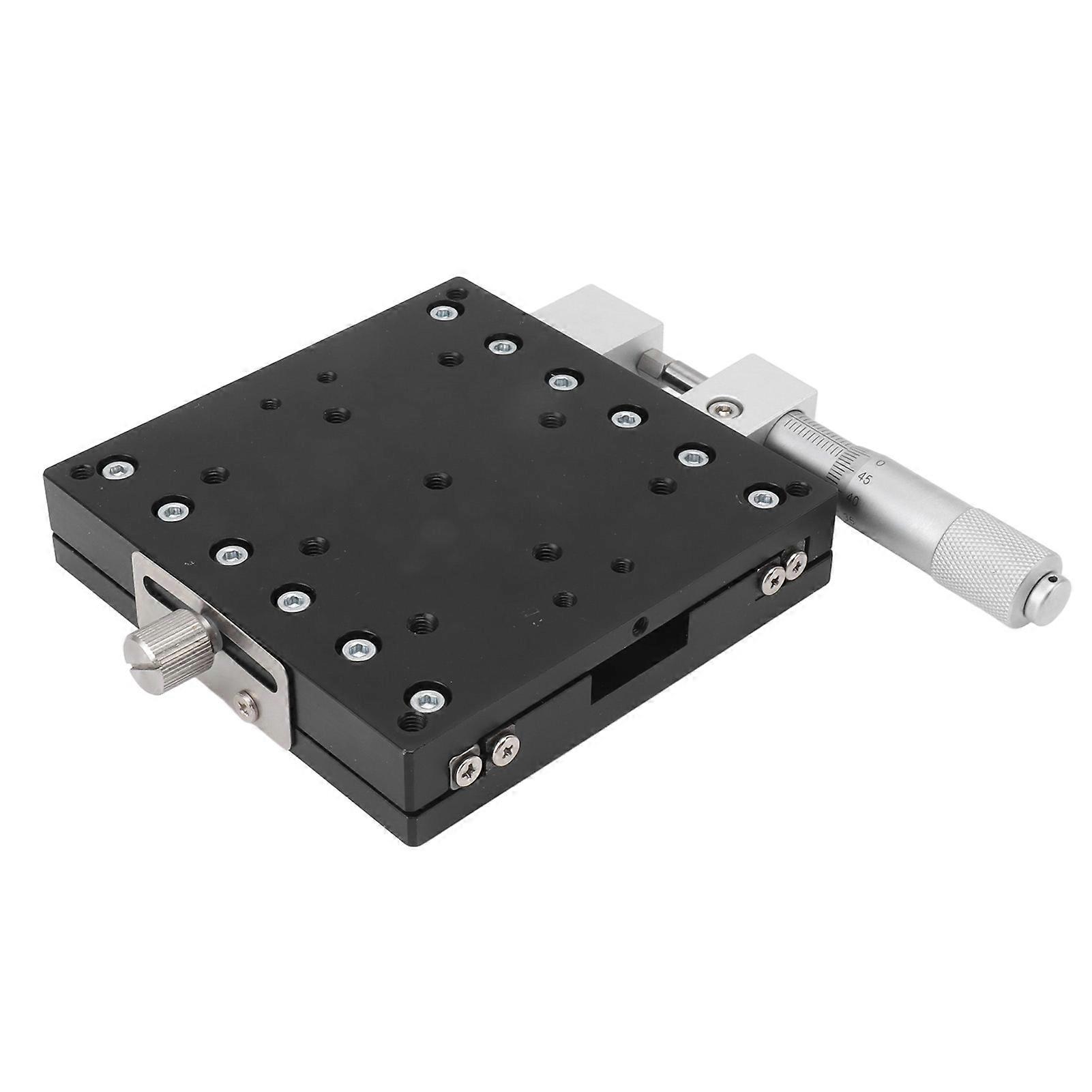 X Axes Slide Stage Cross Roller Manual Fine Tuning Sliding Table Aluminum Alloy Axes Trimming Platform