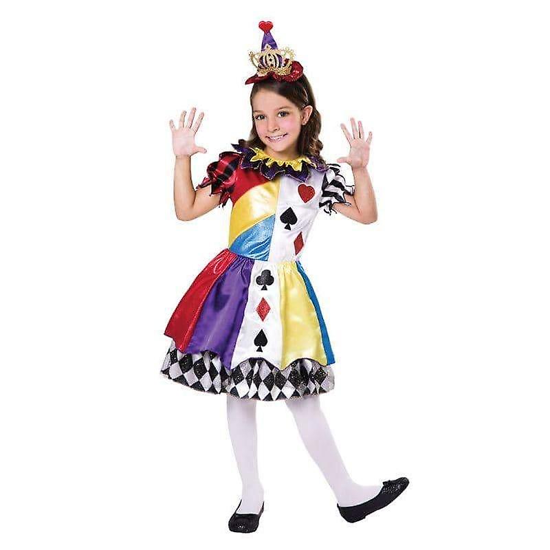 Clown Prinsessa Barn Kostym cf097