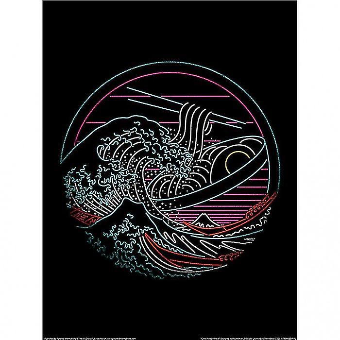 Rocket Man Noodle Wave Papir Print