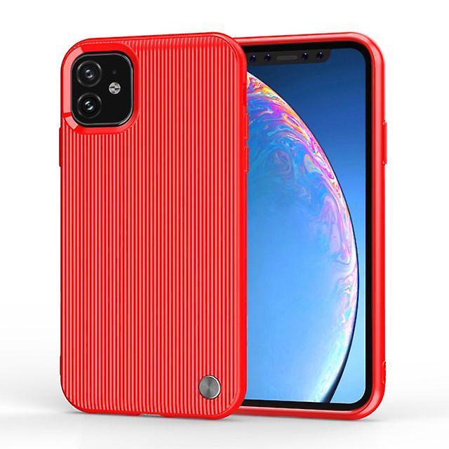 Durable Soft Protective Shell Case for Apple iPhone 11 - Red