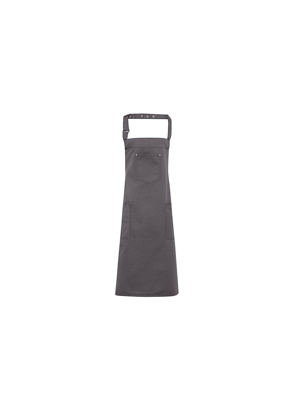 Premier Chino Cotton Bib Apron PR132