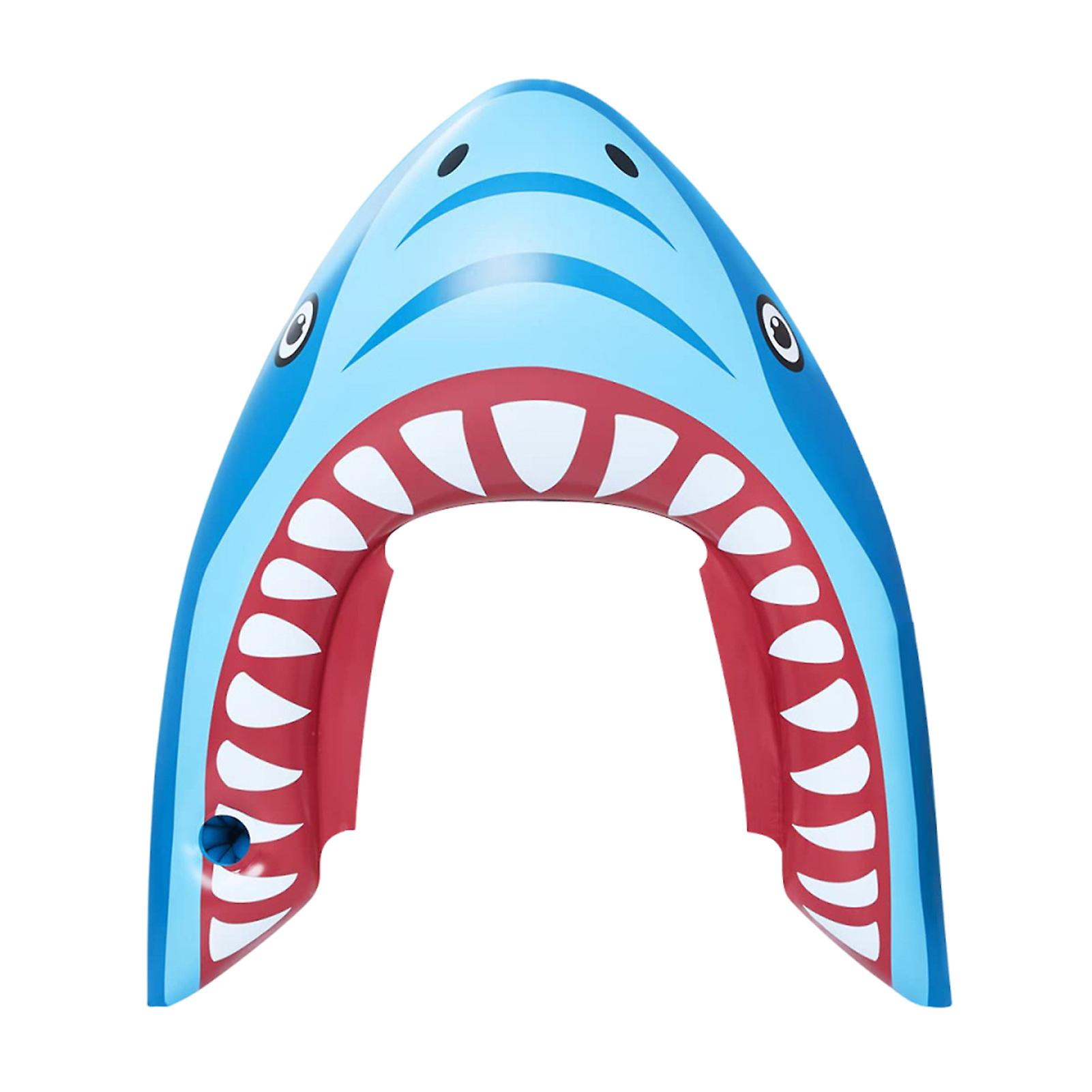 Adult Pool Float Inflatable Lounger with Cup Holder 53"x42" 200 Pounds Buoyancy Quick Inflate Deflate Pool Float Cooling Mesh Base Swimming Pool Float