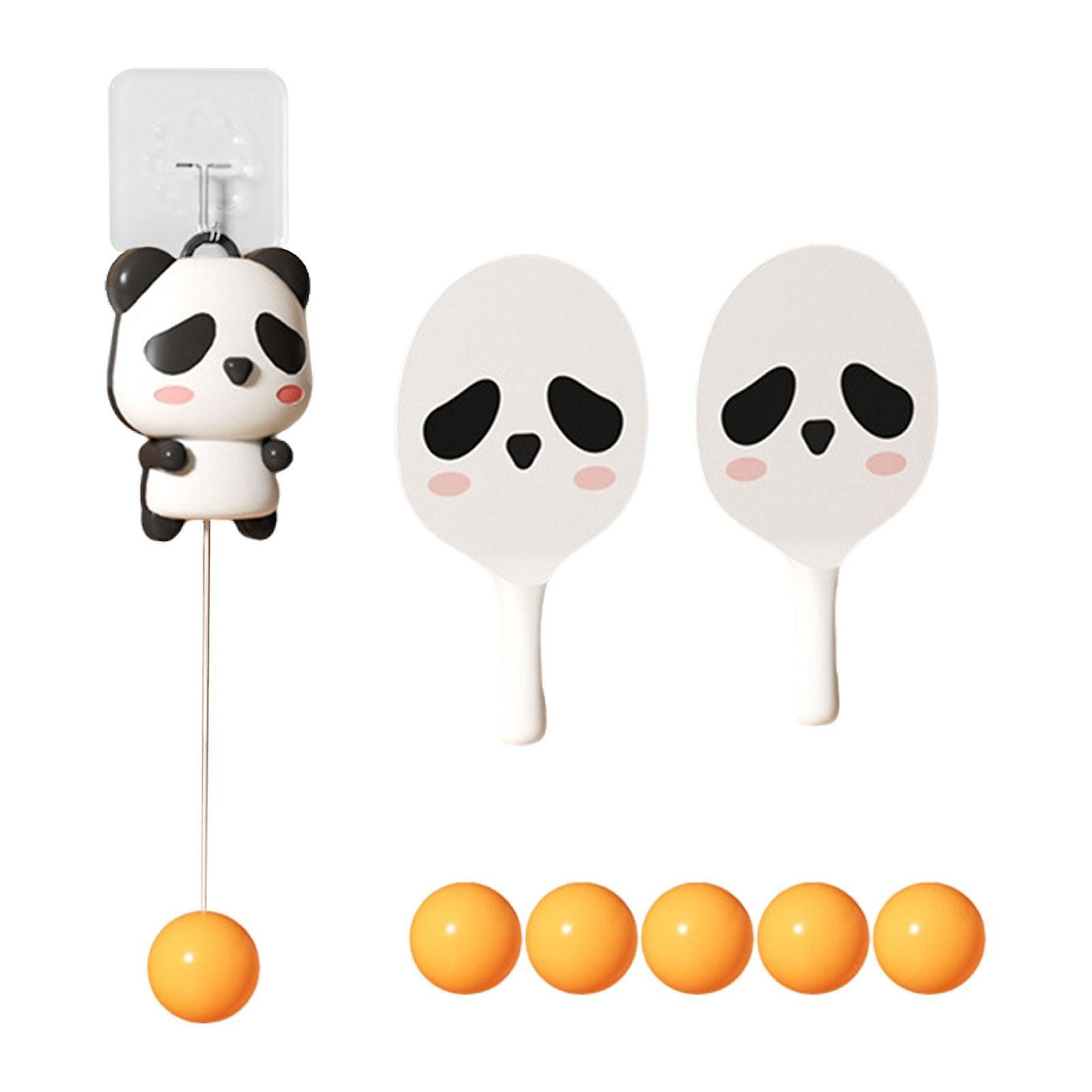 Hanging Table Tennis Trainer Set with Racket Ball for Sports Exercise Indoor