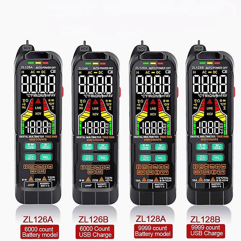 Digital Ac Dc Current Voltage Tester With Capacitance Temp Auto Range