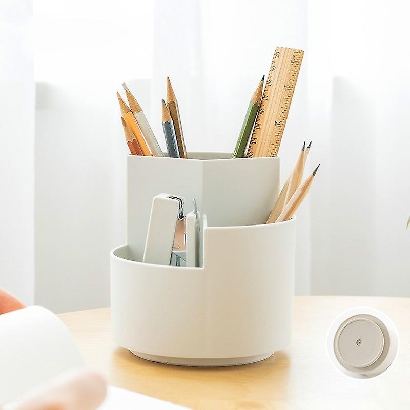 Office Rotating Large Capacity Pen Holder Storage Box Pen Storage Box