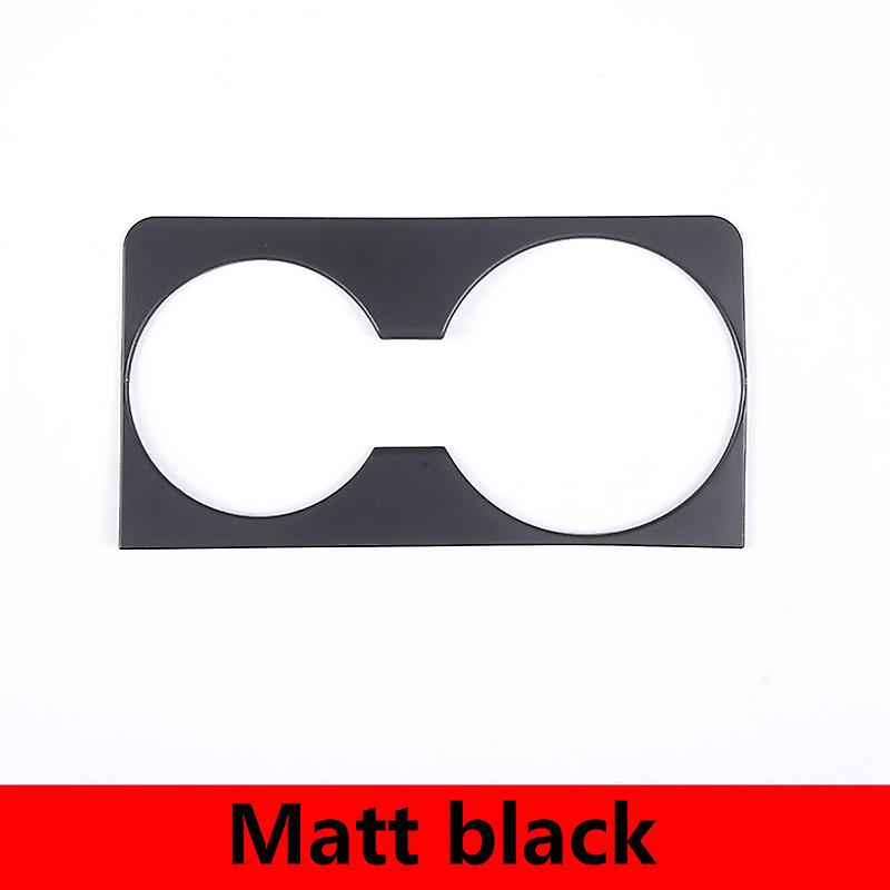 For Range Rover Evoque  L551 2020-21 Abs Matt Black Car Center Console Water Cup Holder Panel Trim Cover Sticker Car Accessories