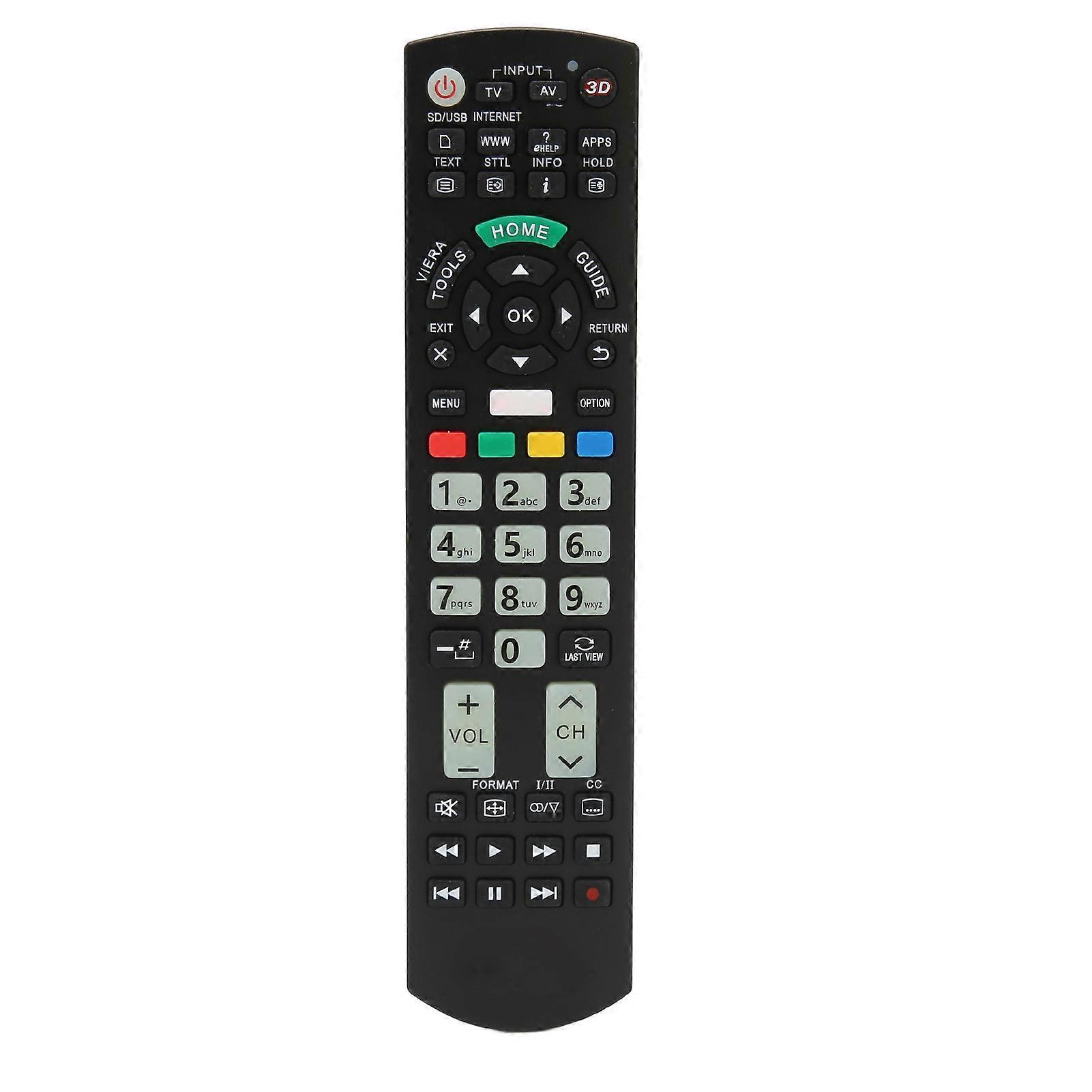TV Universal Remote Control Ergonomic Lightweight Soft Buttons Replacement TV Remote Control