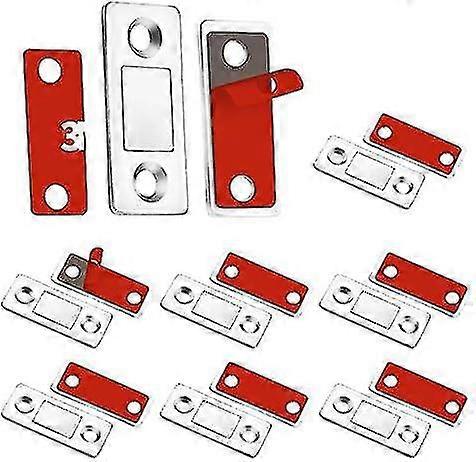Flowarmth Ultra tynn usynlig skap dørmagneter, magnetlås dørmagneter