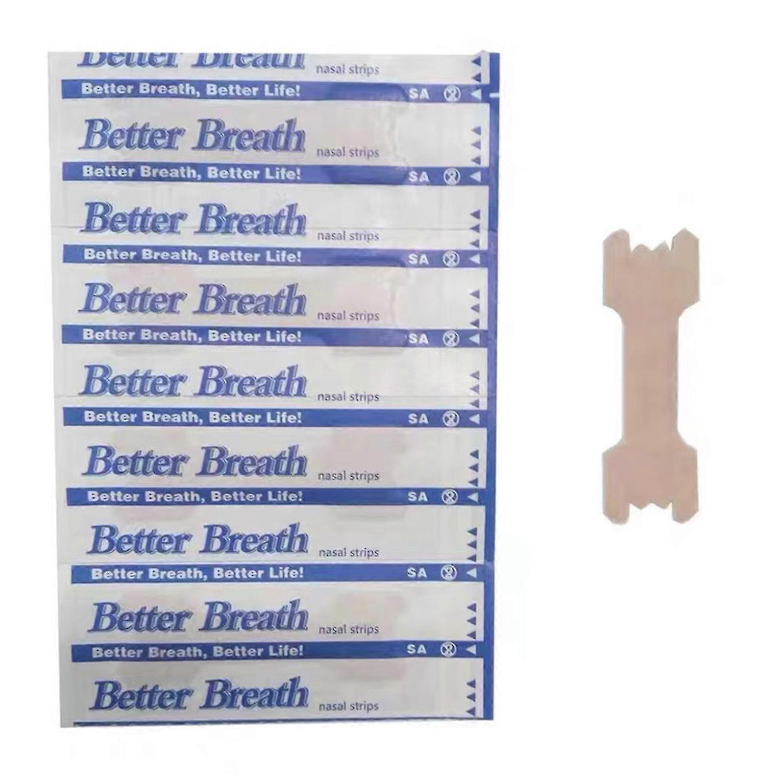 10pcs Nasal Strips To Relieve Nasal Congestion And Stop Snoring