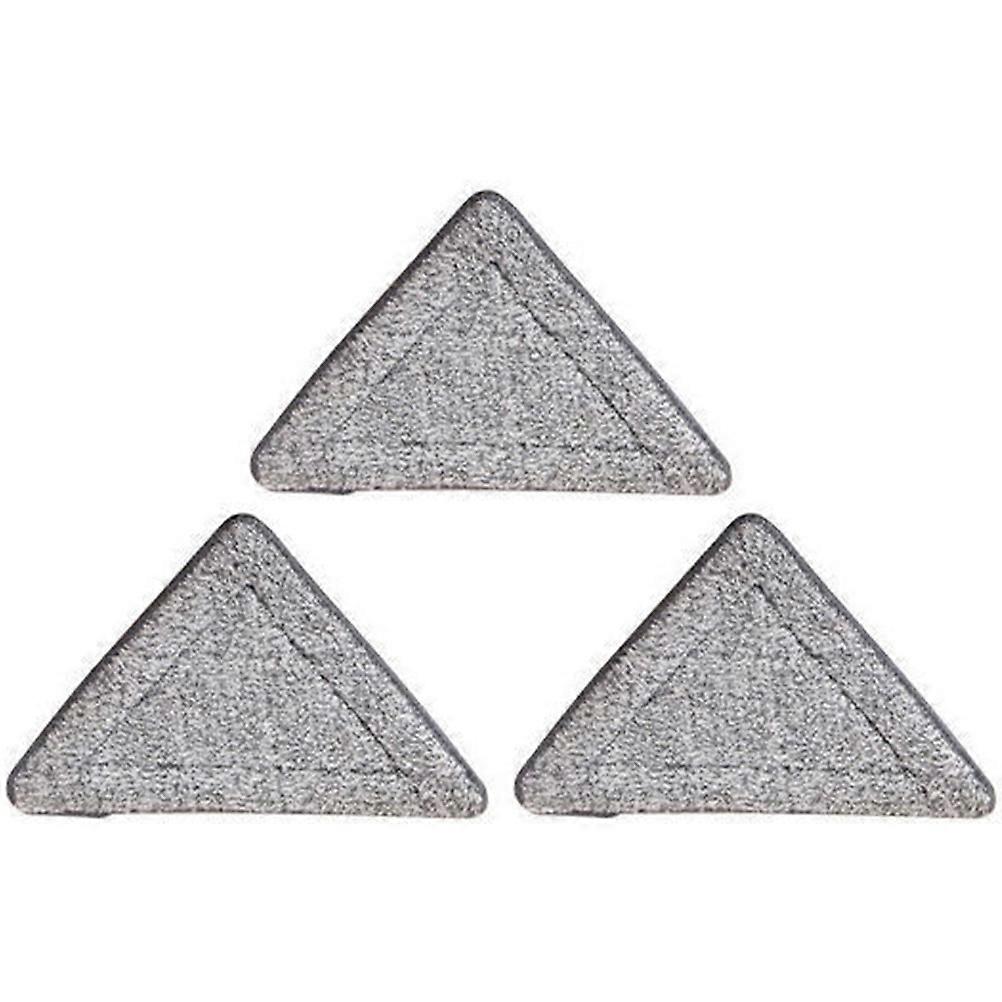 3pcs Triangle Mop Heads Replacements Cleaning Mop Refill Mop Replacement Pads