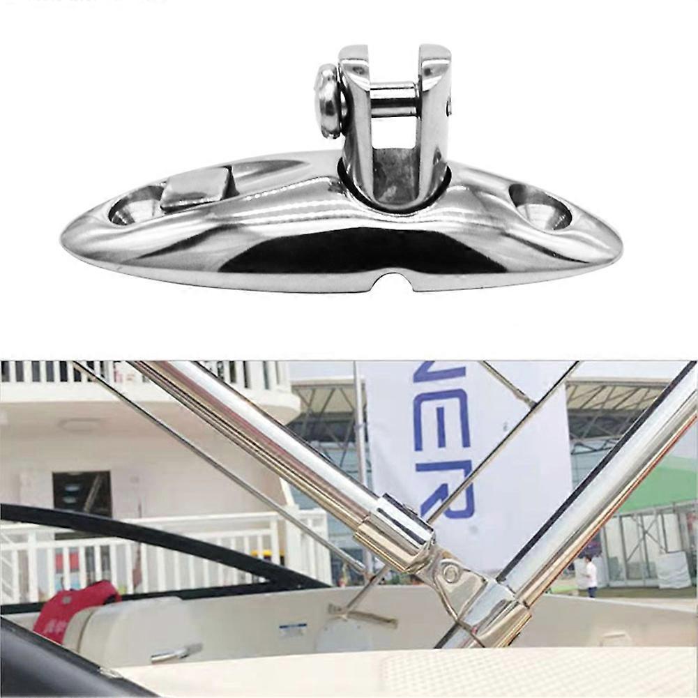 T316 Stainless Steel Quick Release Deck Hinge Mount Bimini Top Marine Hardware Hinge Mount