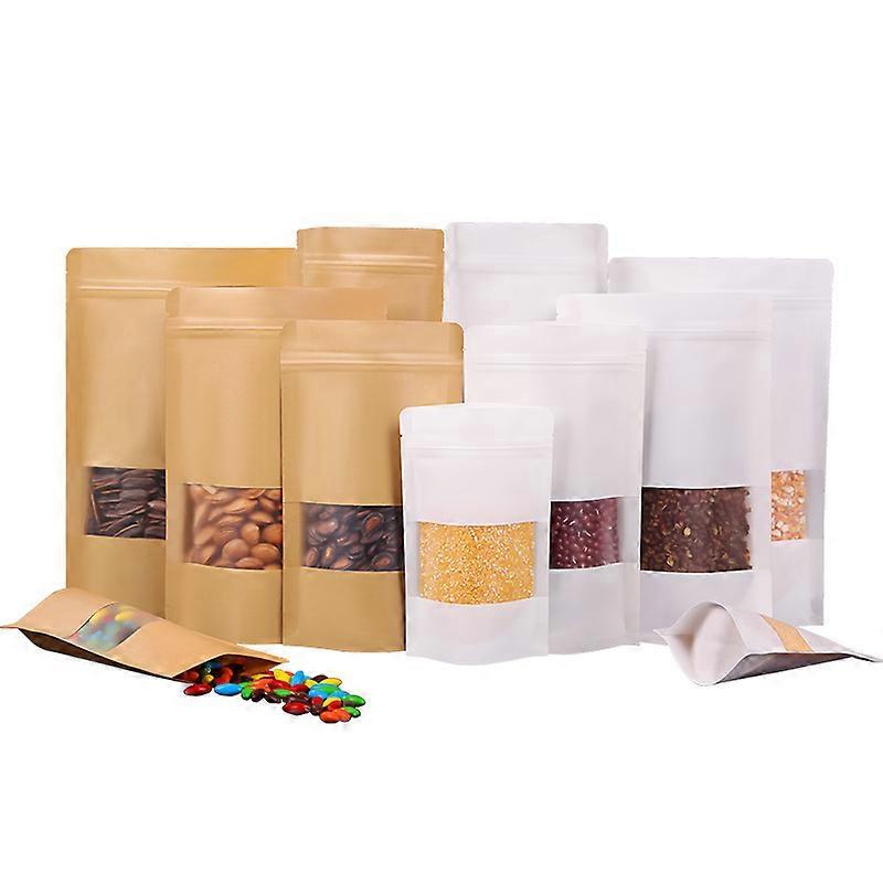 10pcs10x20cm Resealable Stand-up Bag