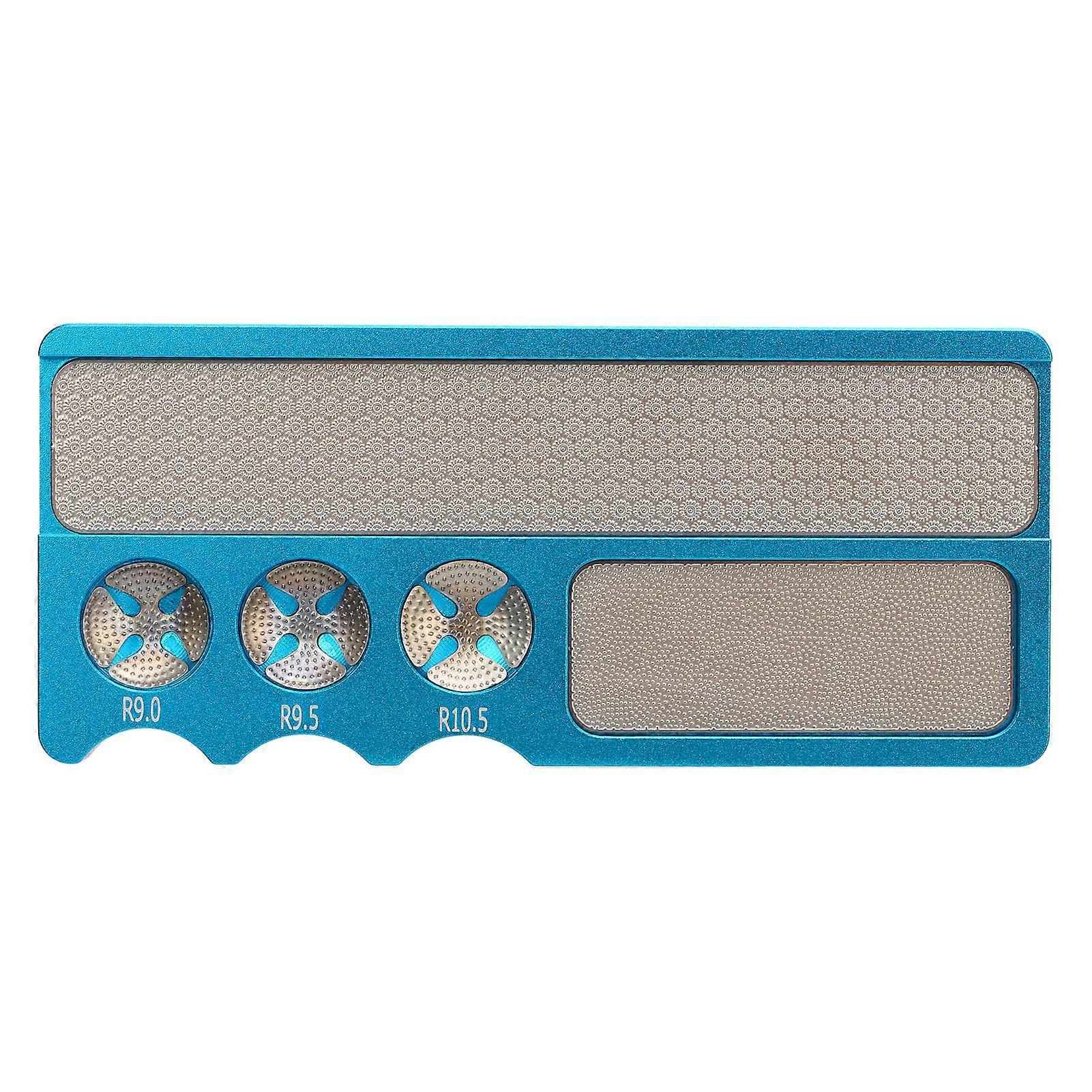 Billiard Pool Cue Tip Tool Multifunction Portable Aluminum Pool Cue Tips Repair Grinder Tool Blue