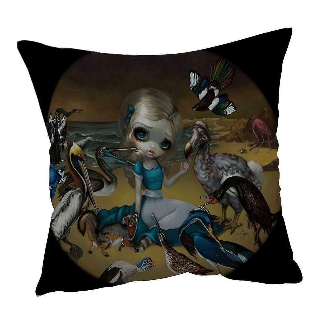 Alice and the Audubon Birds Cushion Cover