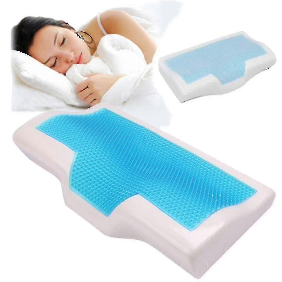 Cooling Gel Anti Snoring Pillow Ergonomic Memory Foam