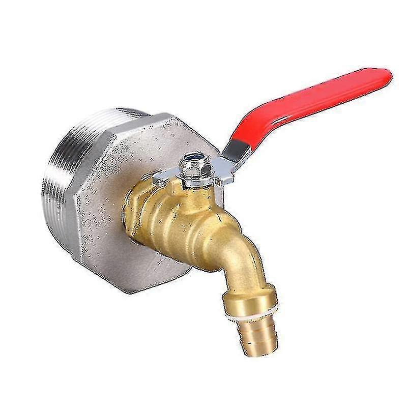 2 Inch Drum Faucet Brass Barrel Faucet With Epdm Gasket For 55 Gallon Drum - Ya