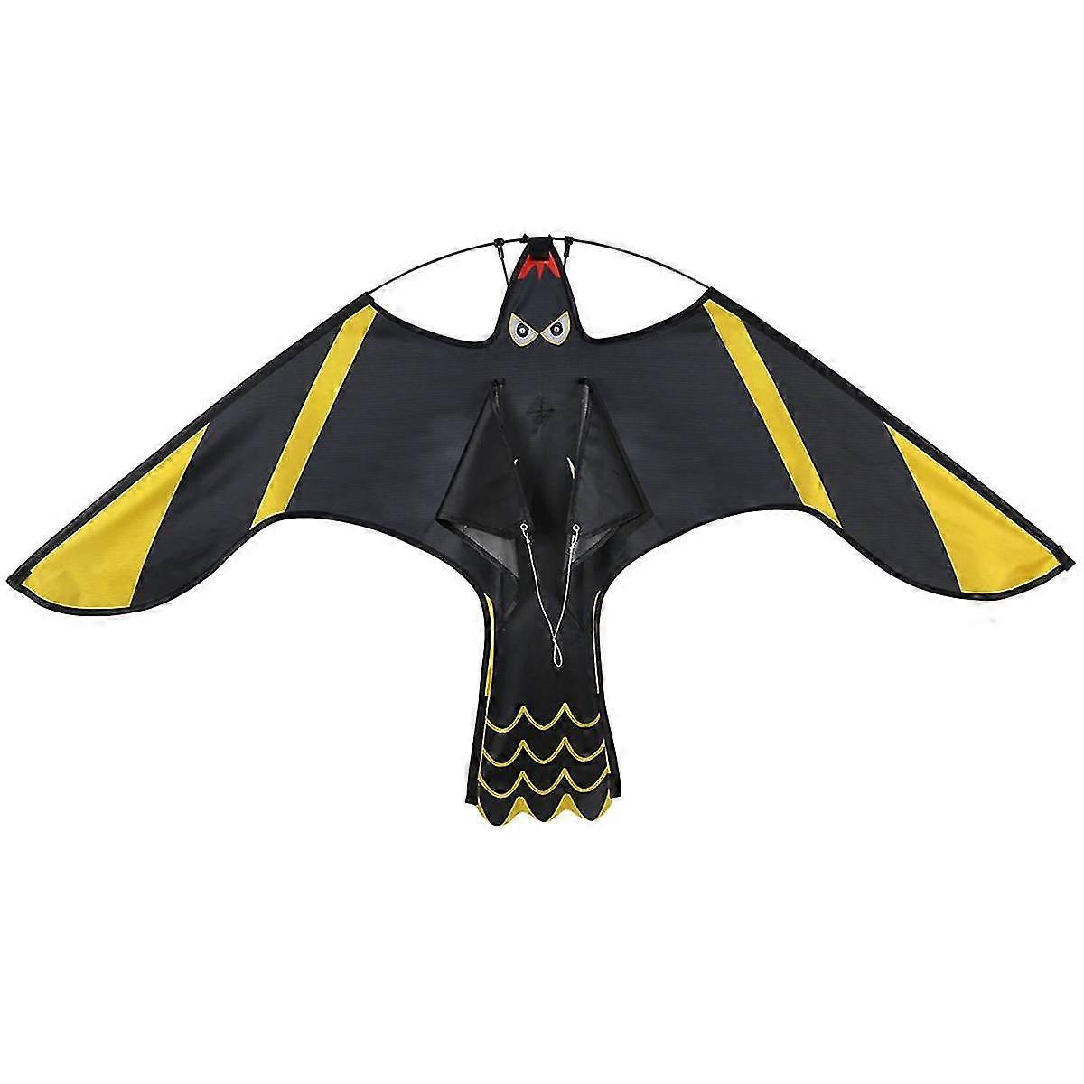 Bird Repeller Kite Simulation Eagle Flash Reflective Repeller Wind Pigeon Repeller for Backyard Lawn Farm Garden,1.4m