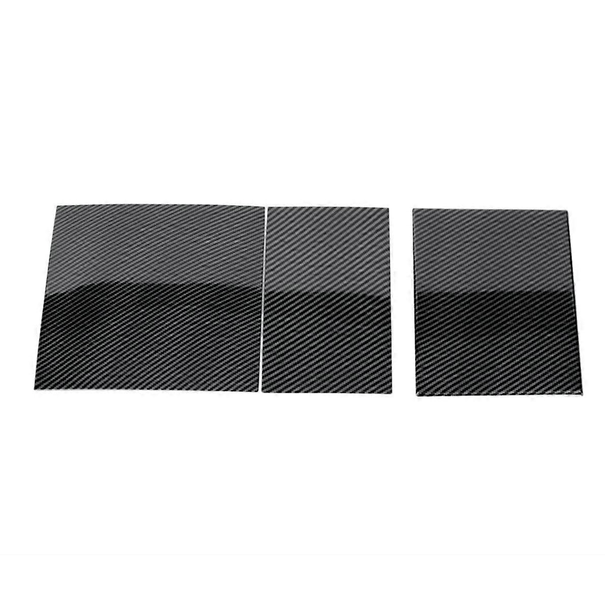 Center Console Wrap Cover Kit for Model 3 2024 ABS Carbon Fiber Center Console Protector Accessorie
