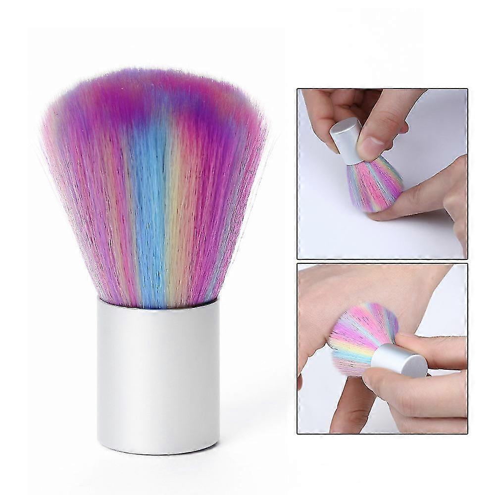 Dust Brush Nail Rainbow Brush Cleaning Brush12pcs