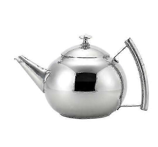Teapot With Infuser Loose Tea Leaf 2 Liter Stainless Steel Tea Pot Coffee Water Small Kettle Filter Set Warmer Teakettle For Stovetop Induction Stove