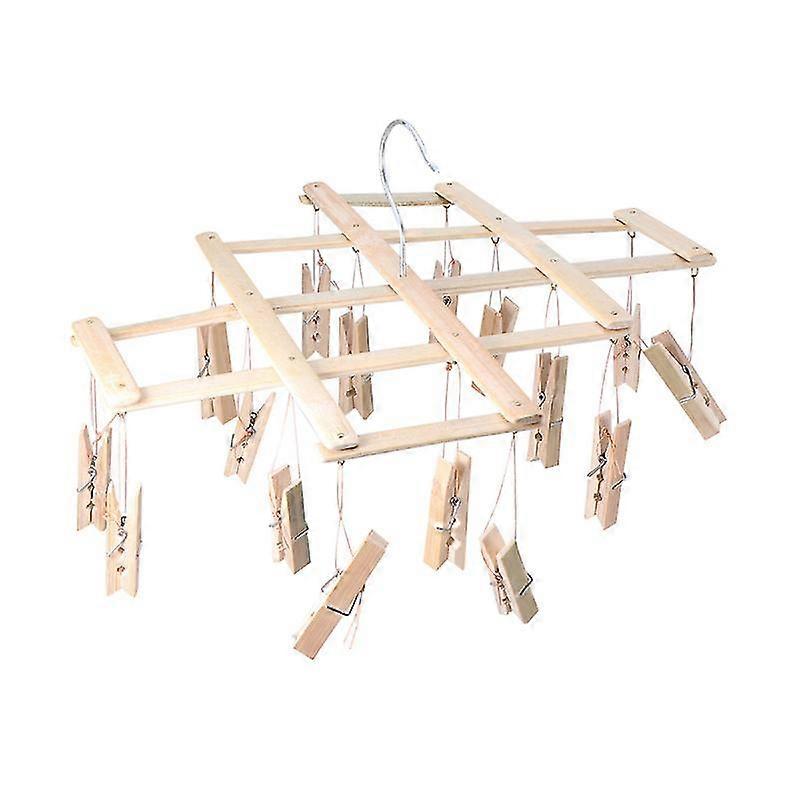 Bamboo Clothes Drying Rack Underwear Drying Rack Sock Drying Rack Bamboo Hanging Drying Rack