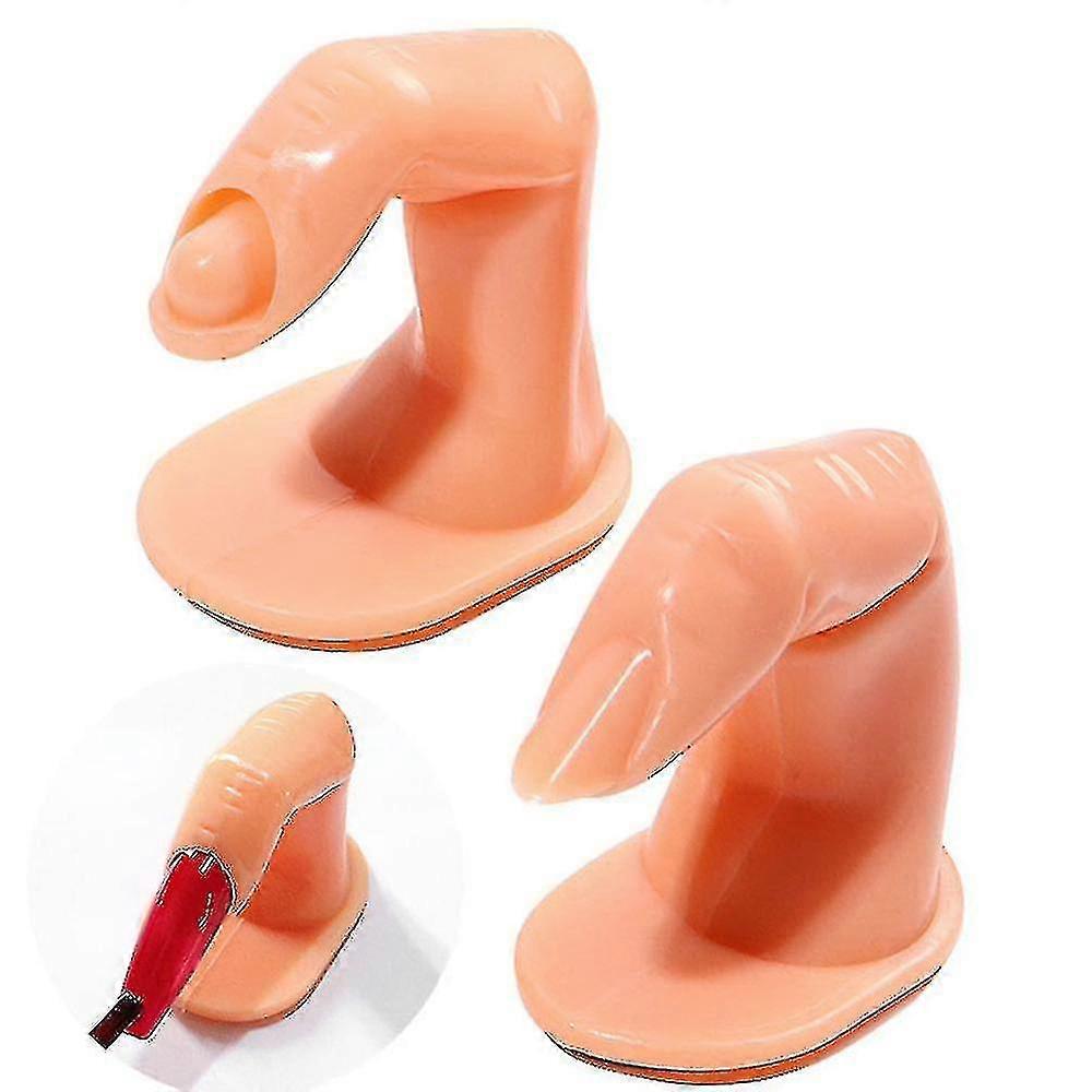 練習指のトレーニング、ネイルマニキュアトレーニングの指の爪の練習指モデル、アクリルジェルネイルアートDIYディスプレイデコレーション用 - MMIAO