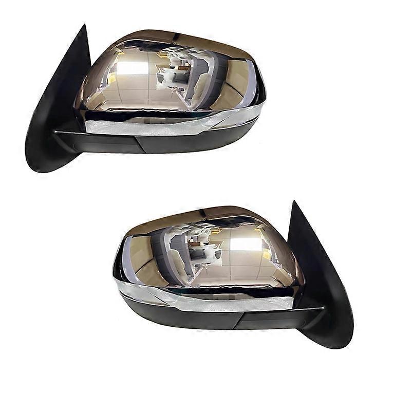 Se aplica a los accesorios de ensamblaje de espejos retrovisores automáticos para Mitsubishi Triton L200 2020-2023 Luces de señal de giro LED con reflector de espejo lateral para automóvil