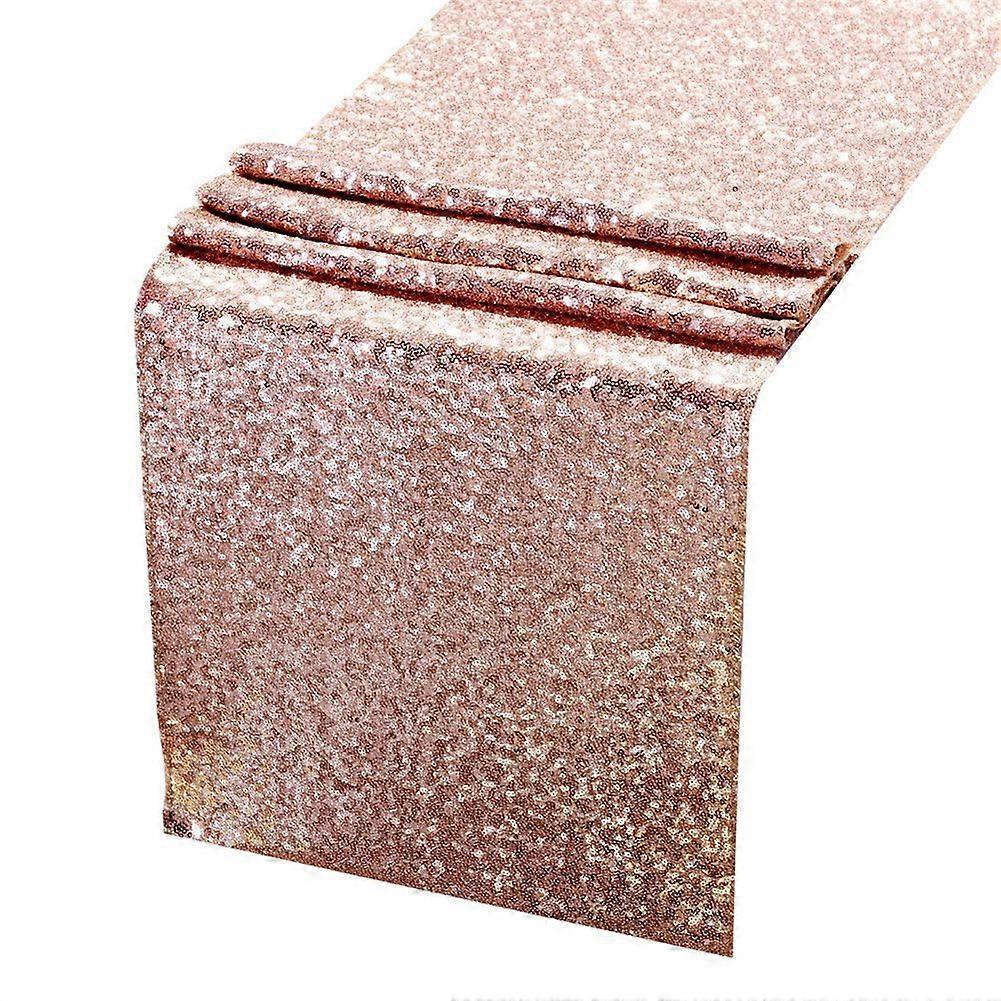 Glitter Sequin Table Cloth Dust-Proof Rectangular Tablecloth for Home Wedding Decor