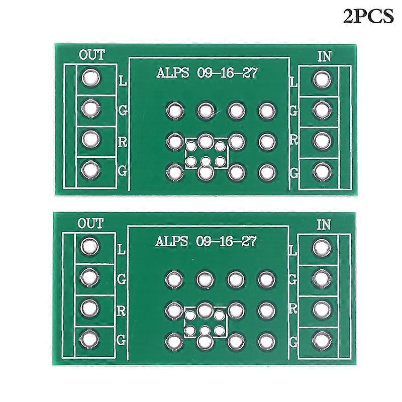 2PCS High Quality Potentiometer PCB Board For Amplifier PCB For ALPS 09 Type 16 Type 27 Type
