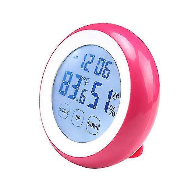 Digital Indoor Thermometer Lcd Display Hygrometer Round Wireless Electronic Temperature Humidity Meter Weather Station Tester