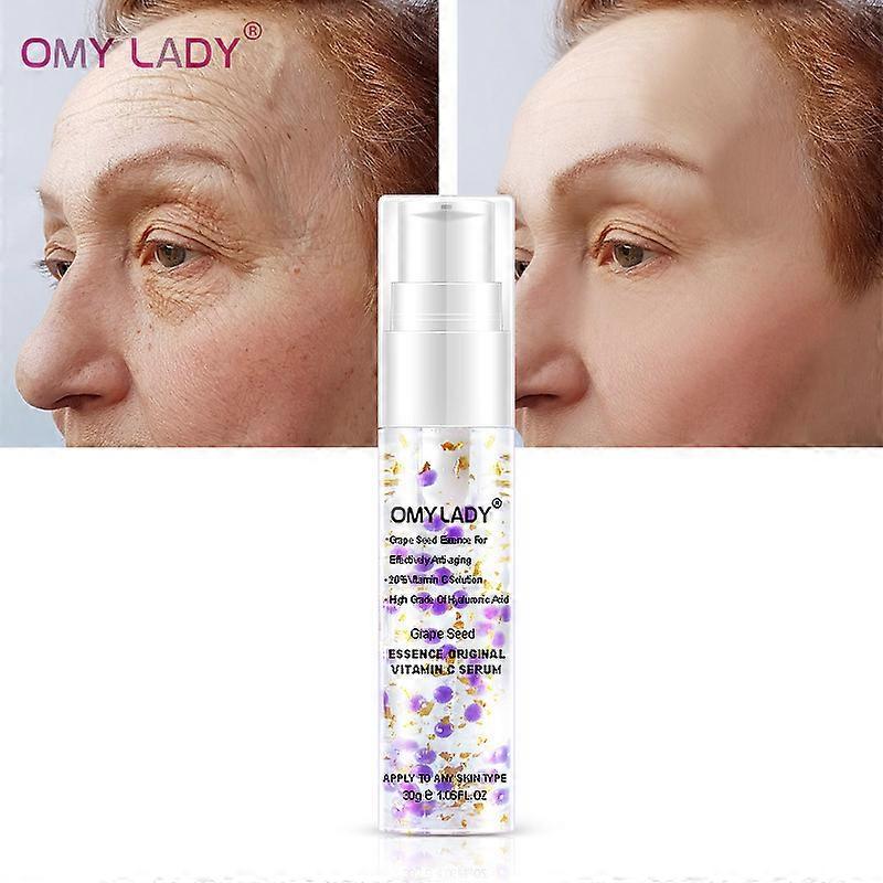 Grape Seed Essence Vitamin C Delay Aging Reduce Wrinkles Moisturizing Face Care