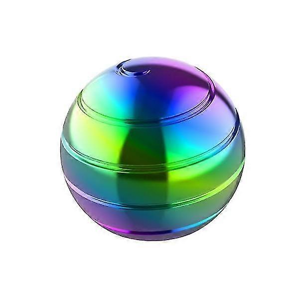 Metal Fidget Spinner Ball, Optical Illusion Desktop Fidget Spinner Toys