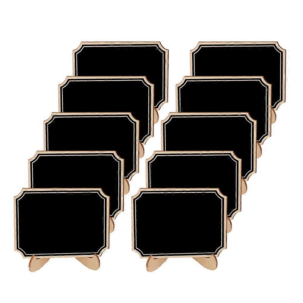 10pcs Mini Chalkboards with Support for Message Board Signs Wedding Dinner Party Table Place Signs