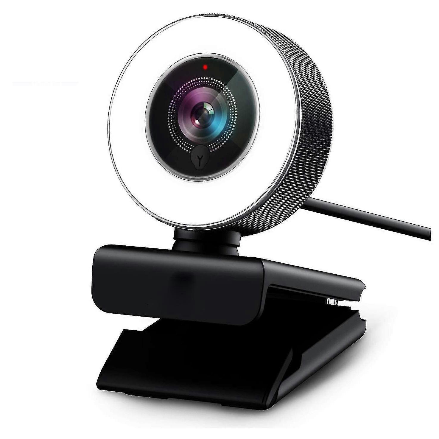 Usb Pro Computer Web 1080p Full Hd Web Cams Auto Focus Computer Camera Usb Pc Webcam With Dual Microphones Led Ring Light Webcam