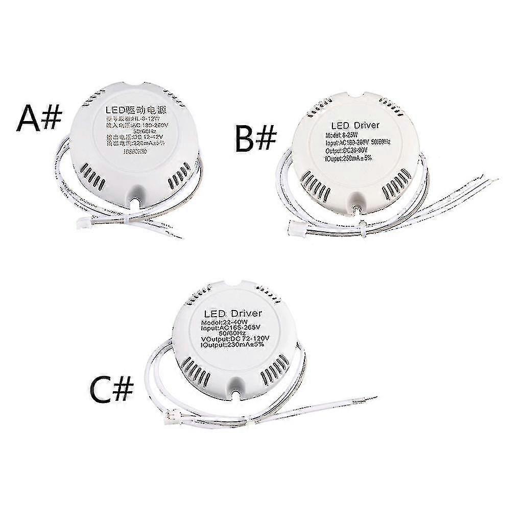 Circular Led Power Supply Driver Transformer Ac180-260v Led Driver For ...