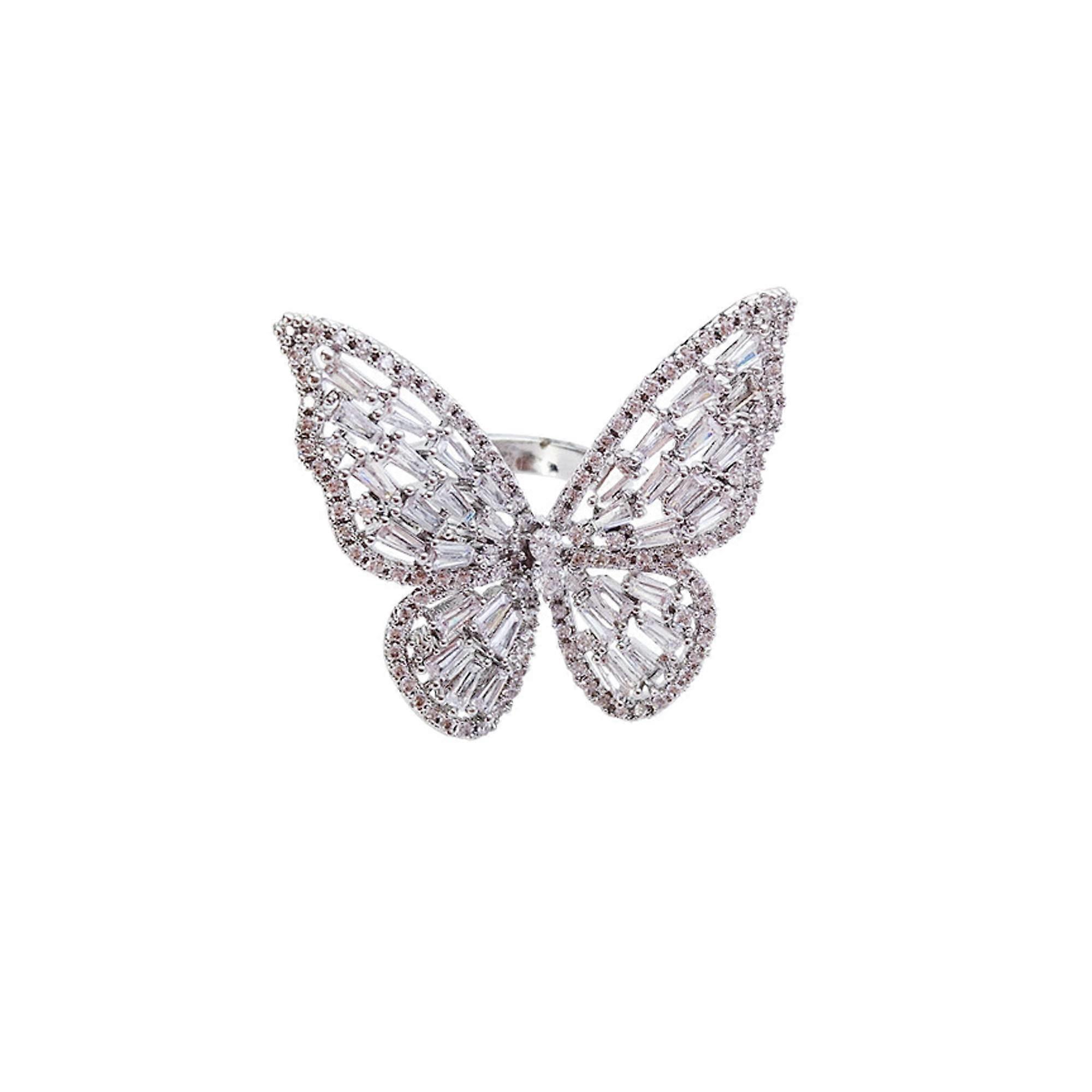 Inel fluture, Inel fluture femei, cadou bijuterii de ziua de nastere, inel de trupa adjsutable pentru fete femei